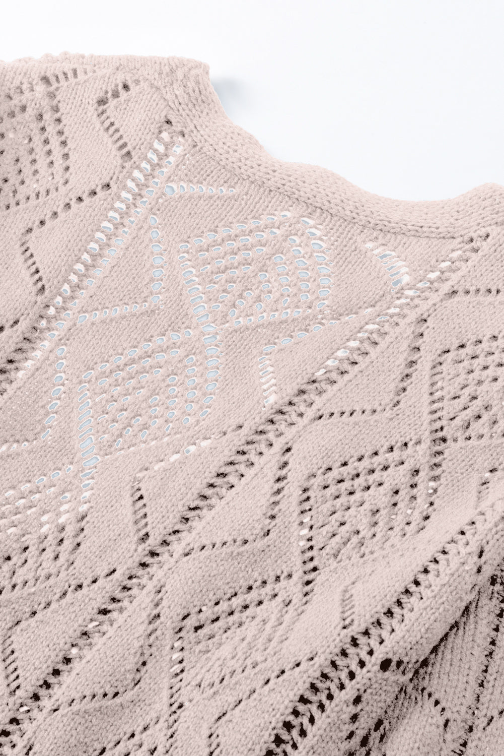 Openwork Knit Cardigan