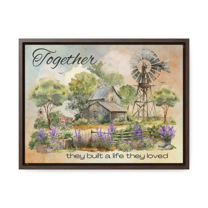 Together Framed Canvas Wrap