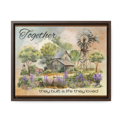 Together Framed Canvas Wrap