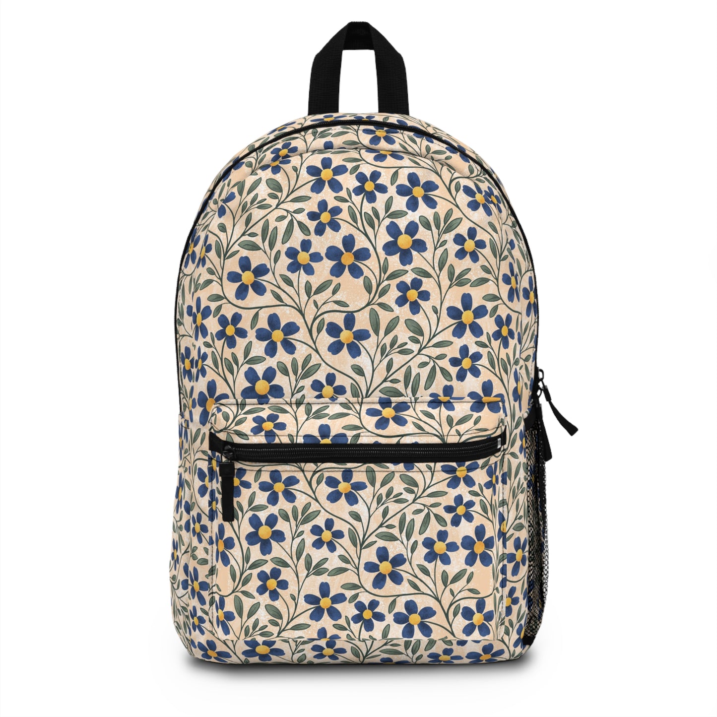 Trailing Daisy Floral Navy/Cream Backpack