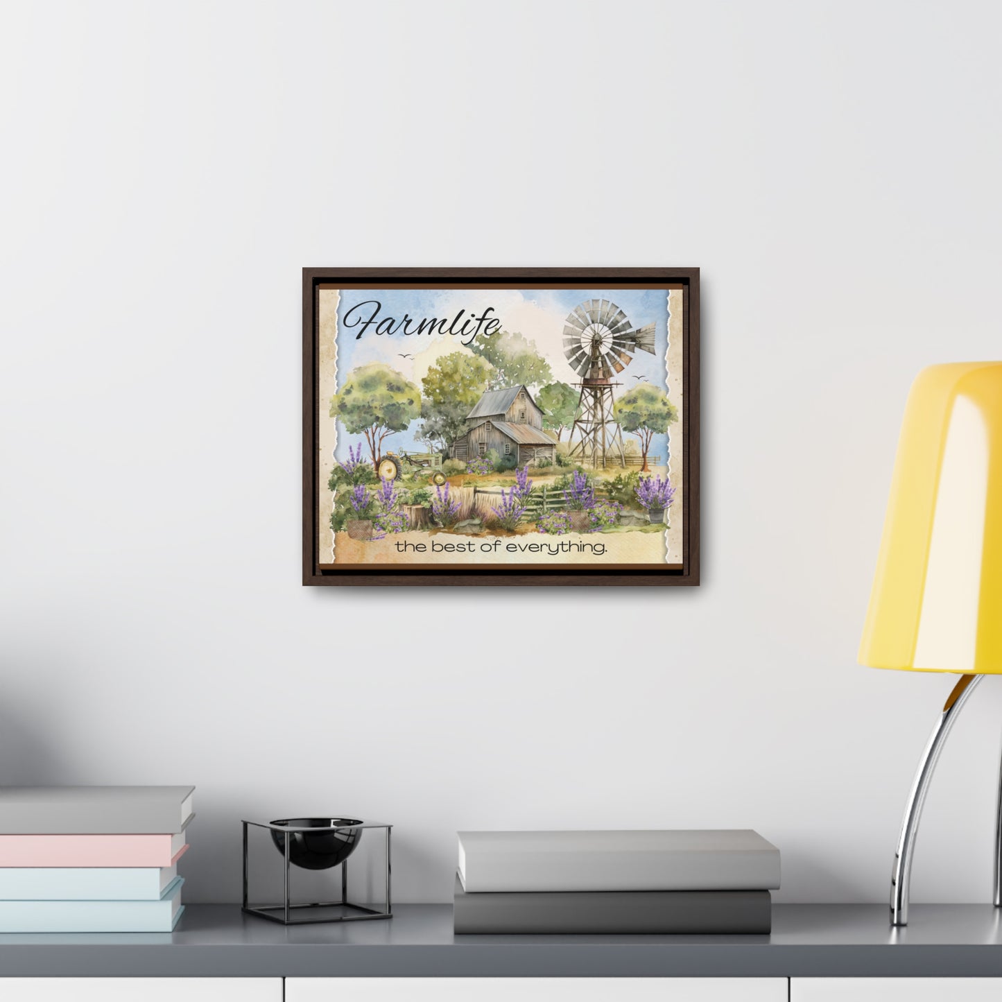 Farmlife Framed Canvas Wrap