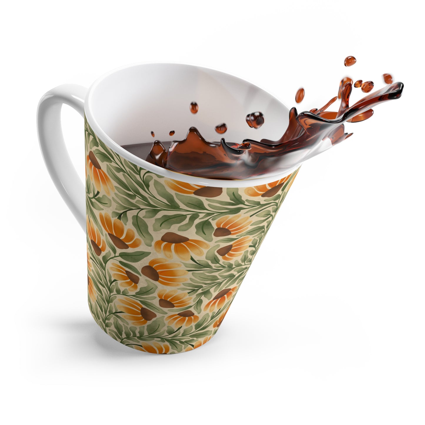 Wandering Coneflower Latte Mug