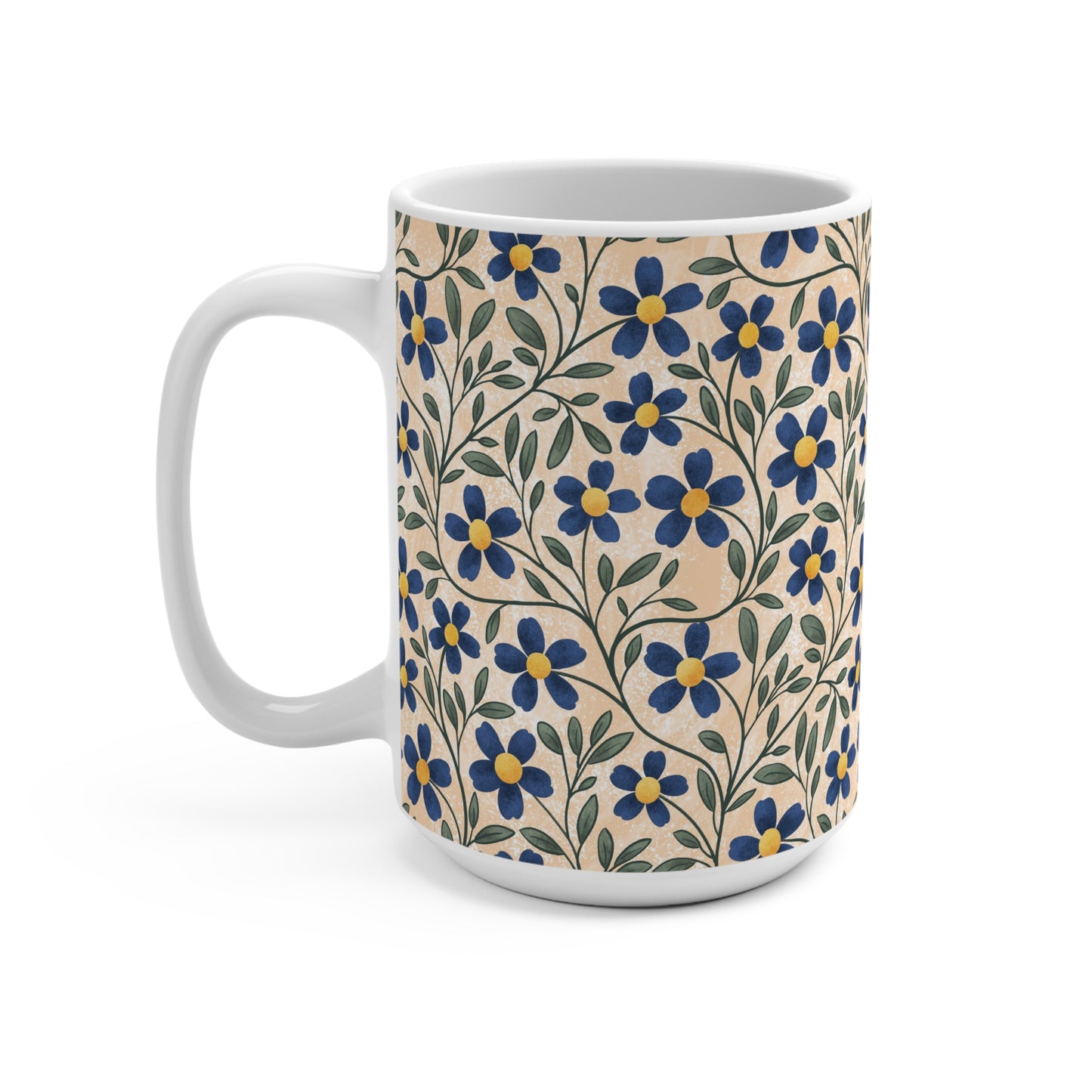 Trailing Daisy Floral Mug