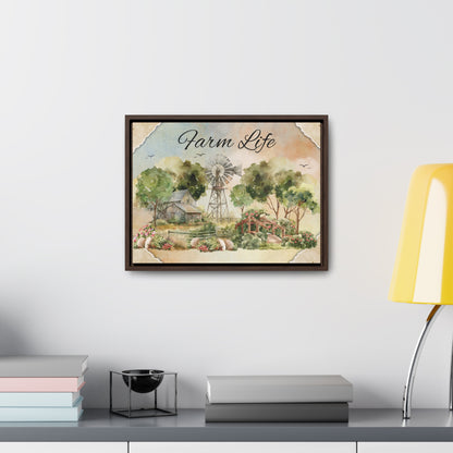 Farm Life Framed Canvas Wrap