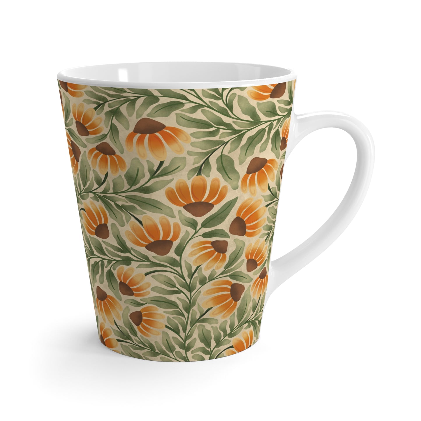 Wandering Coneflower Latte Mug