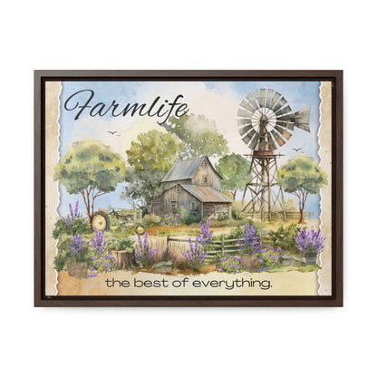 Farmlife Framed Canvas Wrap