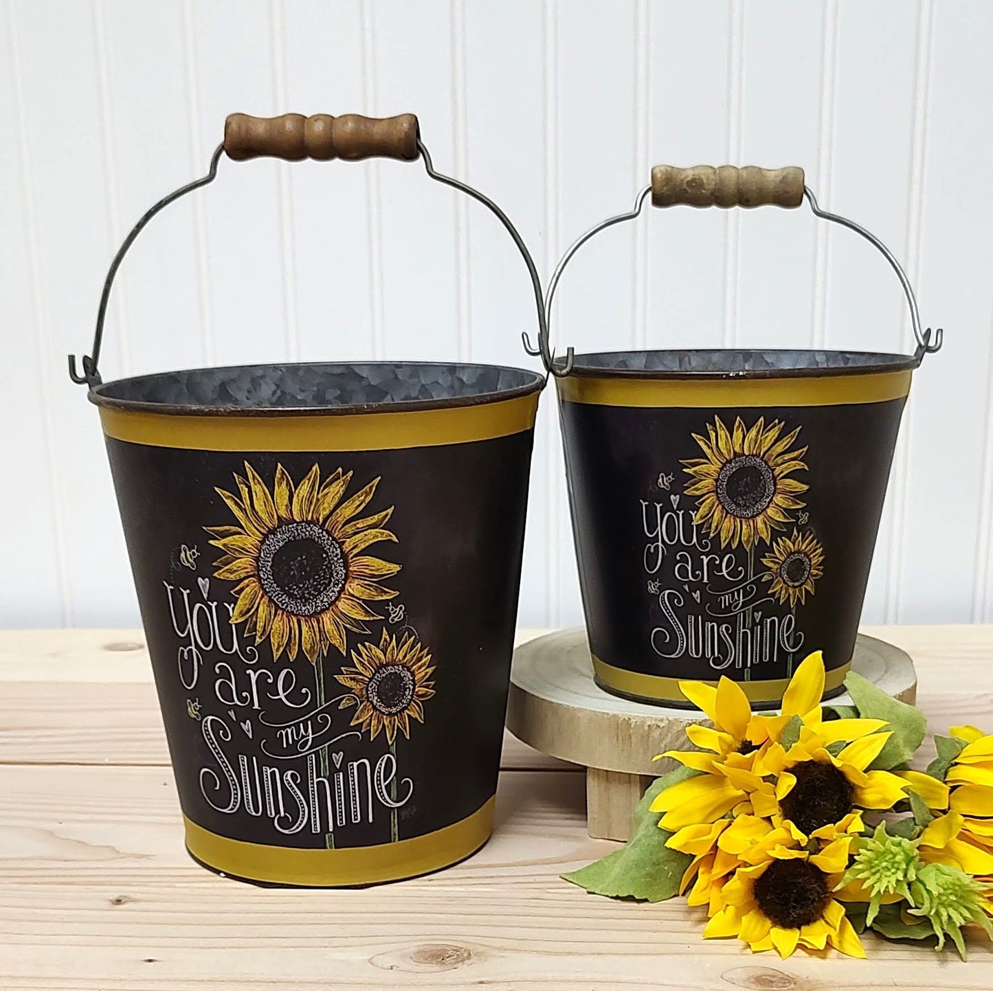 You Are My Sunshine Metal Bucket LG