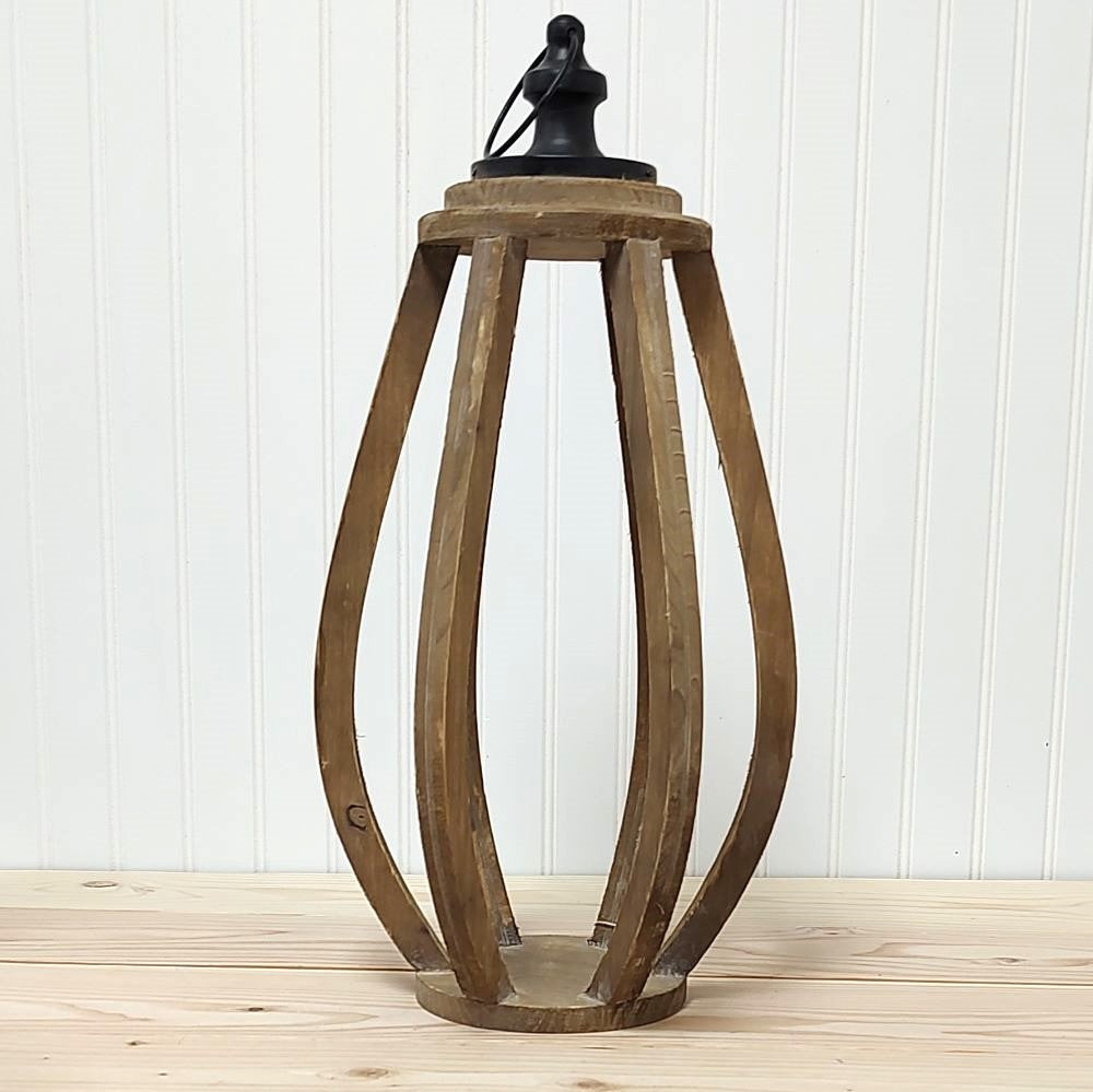 Teardrop Wood Lantern