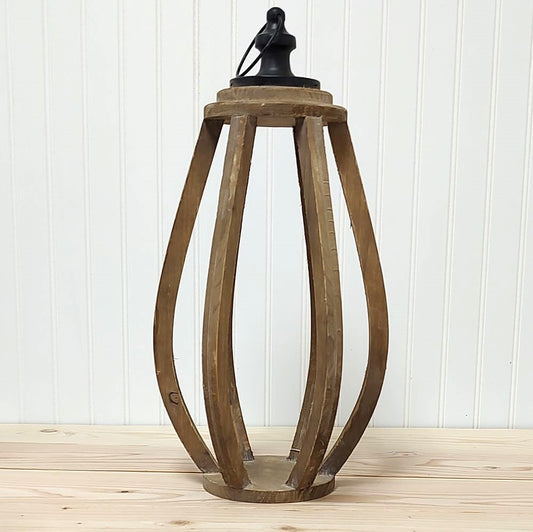 Teardrop Wood Lantern