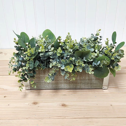 Boxed Eucalyptus Centerpiece