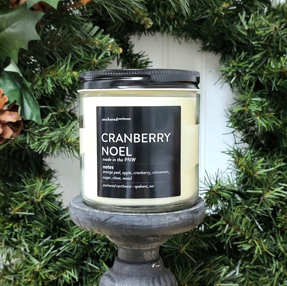 Cranberry Noel Wood Wick Candle